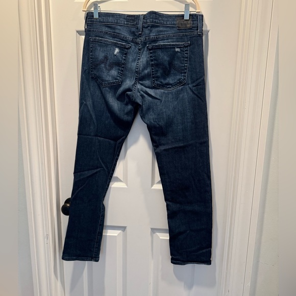New AG Nolan Relaxed Slim Jeans size 31. Anthropologie. Dark wash. Ankle length - Picture 12 of 13